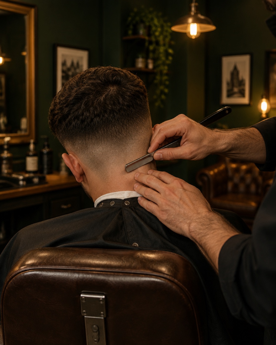 Barber przy pracy